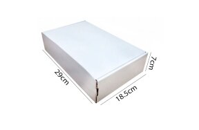 SHIPPING BOX WHITE 29x18,5x7cm SET/10